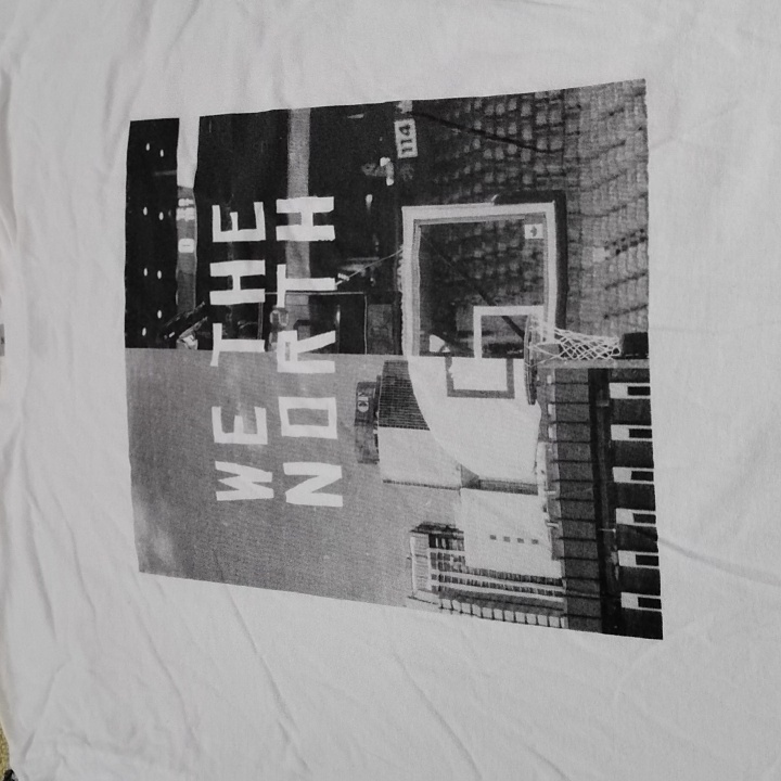 Tangerine White T-Shirt With Black Logo